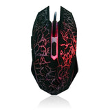 Professional Colorful Backlight 4000DPI Optical Wired Gaming Mouse