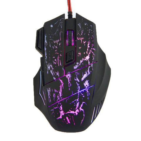 5500DPI 7 Buttons 7 Colors LED Backlight Optical USB Gaming Mouse