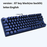 Mechanical Keyboard 87 Keys Blue Switch Gaming Keyboards