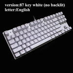 Mechanical Keyboard 87 Keys Blue Switch Gaming Keyboards