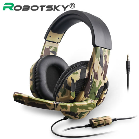 3.5mm Camouflage Gaming Headset Professional Gamer