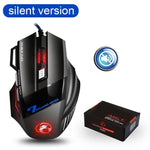 Ergonomic Wired Gaming Mouse 7 Button LED 5500 DPI