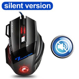 Ergonomic Wired Gaming Mouse 7 Button LED 5500 DPI