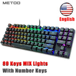 Gaming Mechanical Keyboard Backlit 89 Key