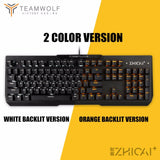 Gaming Mechanical Keyboard Optical Switch Waterproof 104 key  LED Backlit