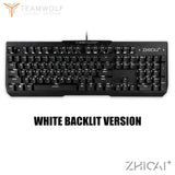 Gaming Mechanical Keyboard Optical Switch Waterproof 104 key  LED Backlit